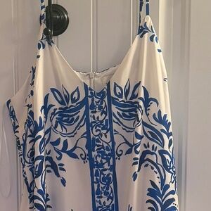 Adelyn Rae Rhegan V-Neck Slipdress with Flared Hem - Size XL - NWT
